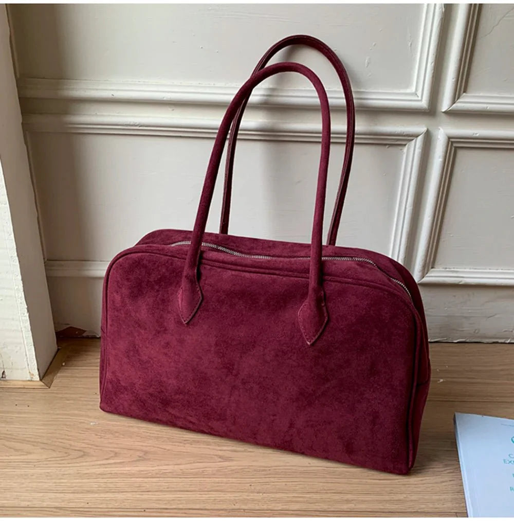 Jenny Suede Shoulder Bag