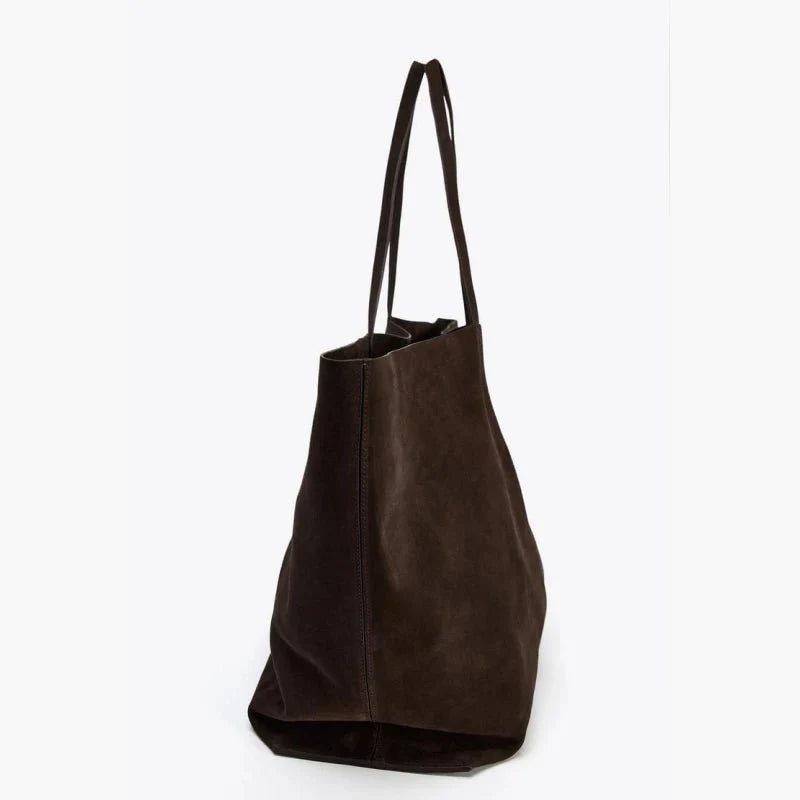 Large Suede Tote Bag