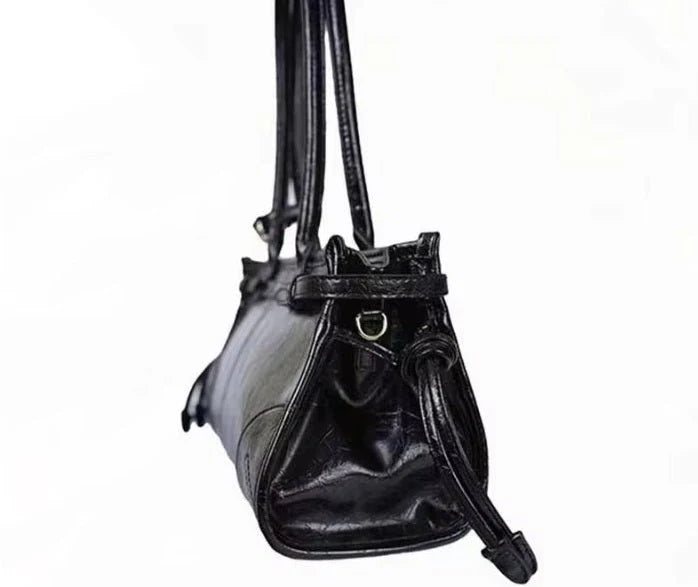 Shoulder Bag with Belt Detail