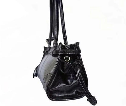 Shoulder Bag with Belt Detail