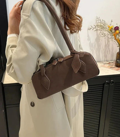 Suede Shoulder Bag