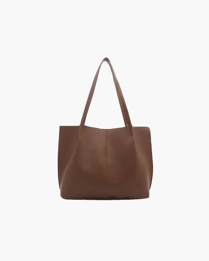 Faux Leather Tote Bag