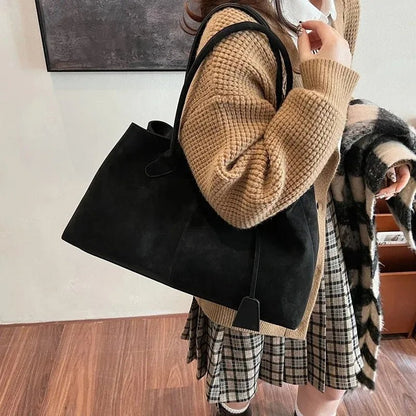 Joan Vegan Suede Bag