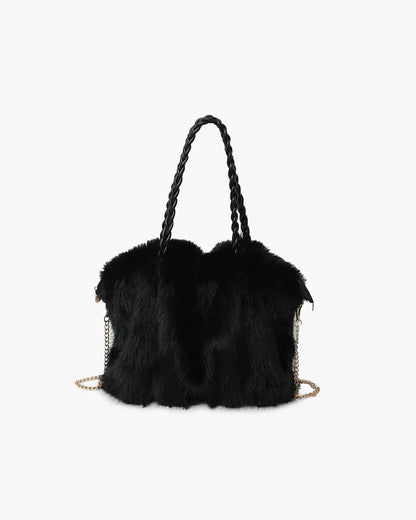 Loreen Faux Fur Tote Bag
