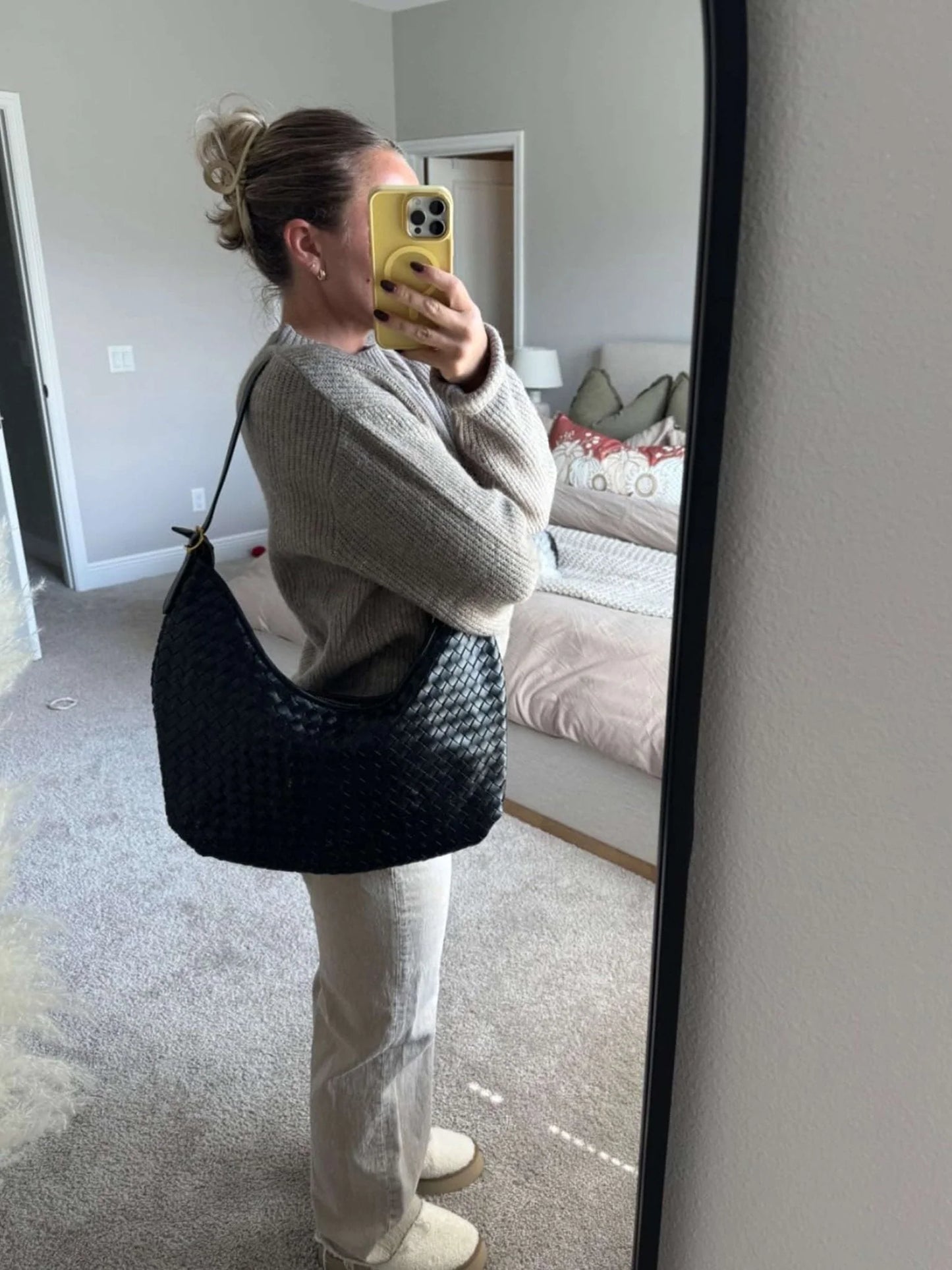 Scarlett Woven Tote Bag