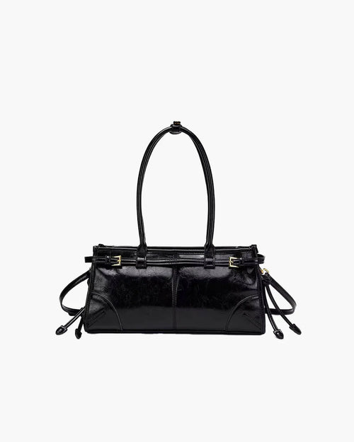 Shoulder Bag with Belt Detail