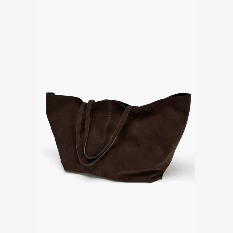 Large Suede Tote Bag
