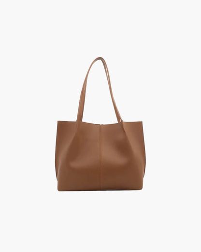 Faux Leather Tote Bag