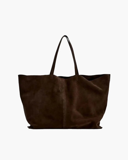 Large Suede Tote Bag