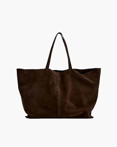 Large Suede Tote Bag