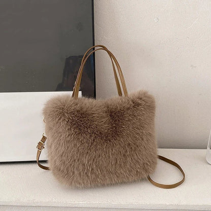Faux Fur Crossbody Bag