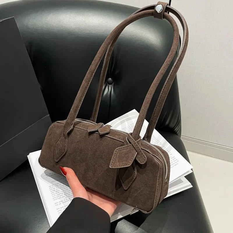 Suede Shoulder Bag