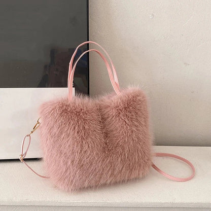 Faux Fur Crossbody Bag