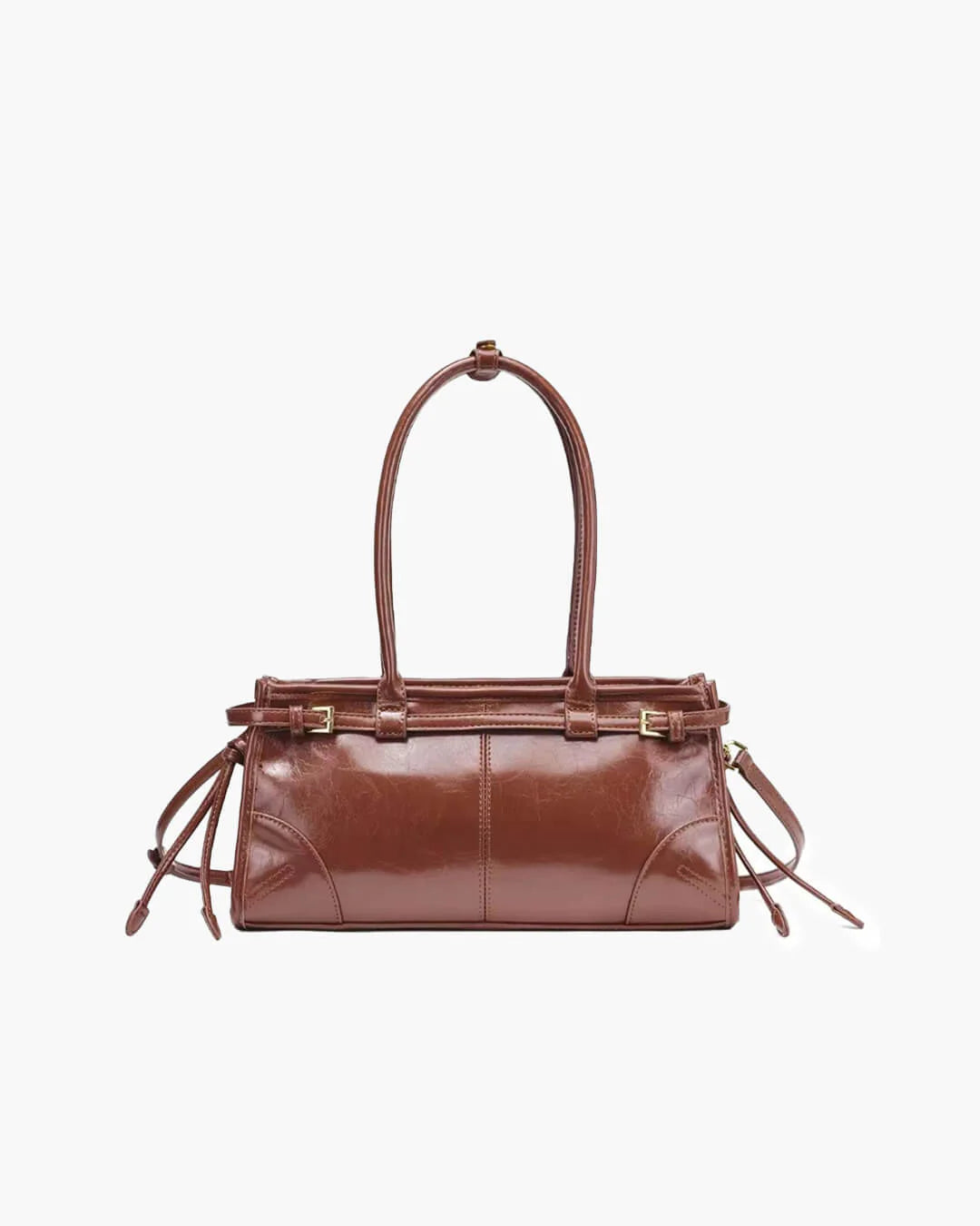 Shoulder Bag with Belt Detail