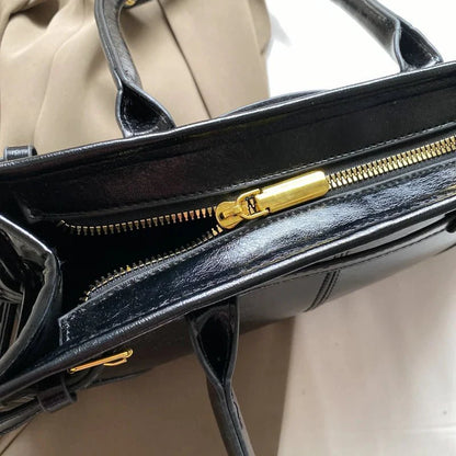 Shoulder Bag with Belt Detail