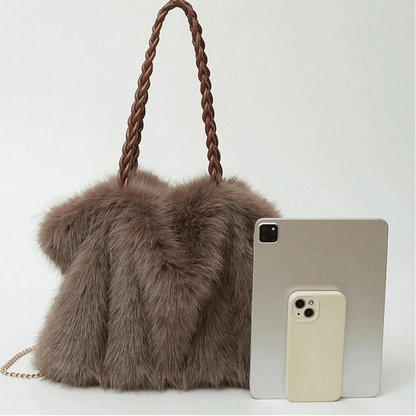 Loreen Faux Fur Tote Bag
