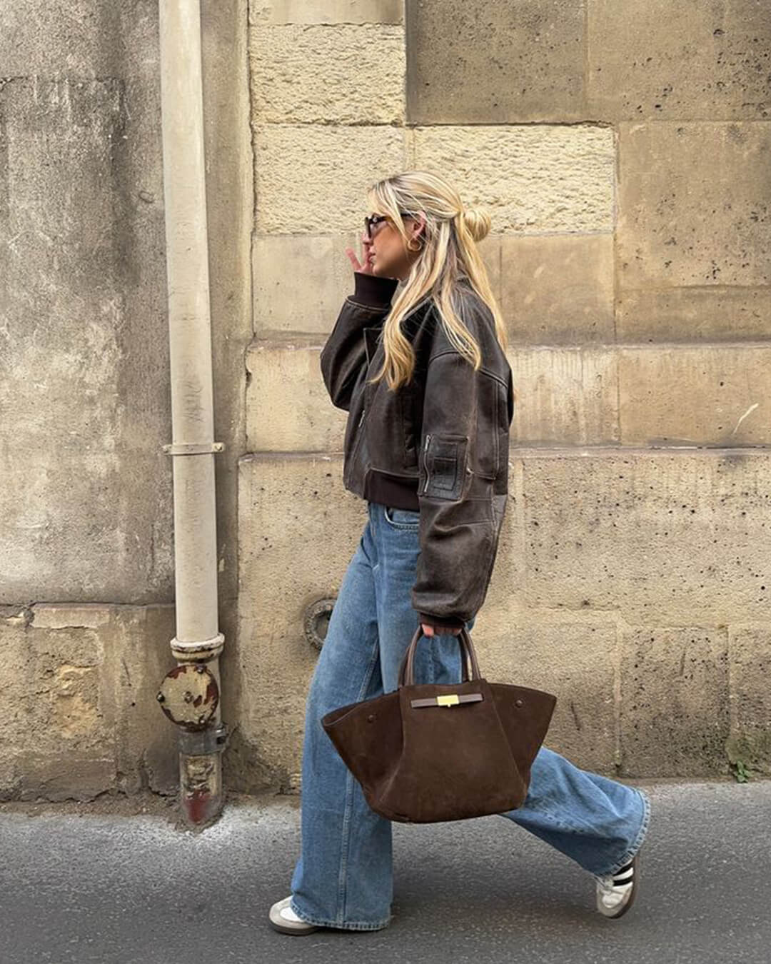 Melanie Suede Bag